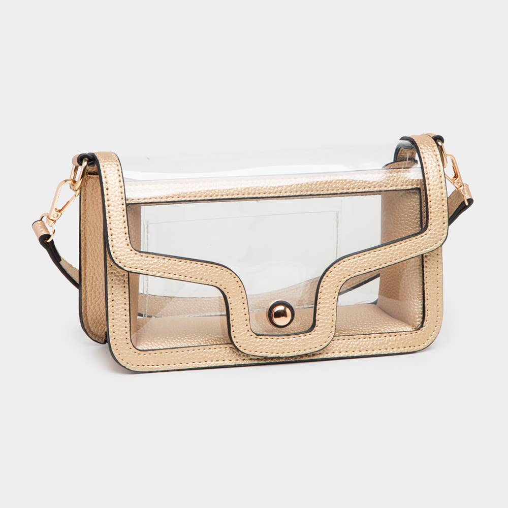 Clear Stadium Rectangle Shoulder Bag