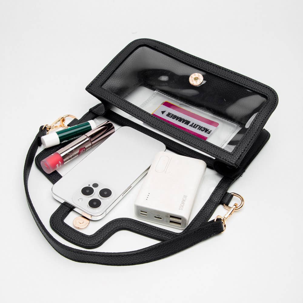 Clear Stadium Rectangle Shoulder Bag
