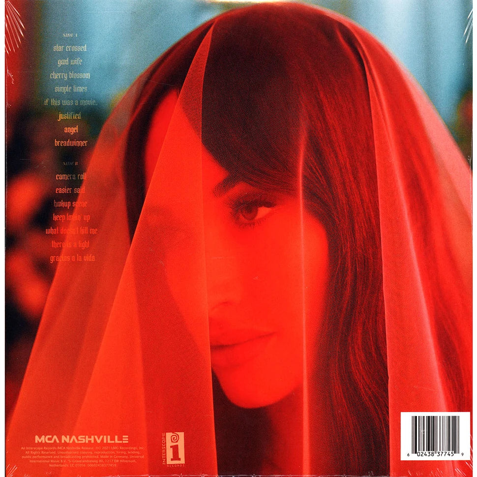 star-crossed - Kacey Musgraves LP Vinyl Record, Ruby Red