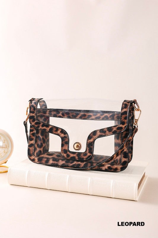 Nina Clear Stadium Handbag