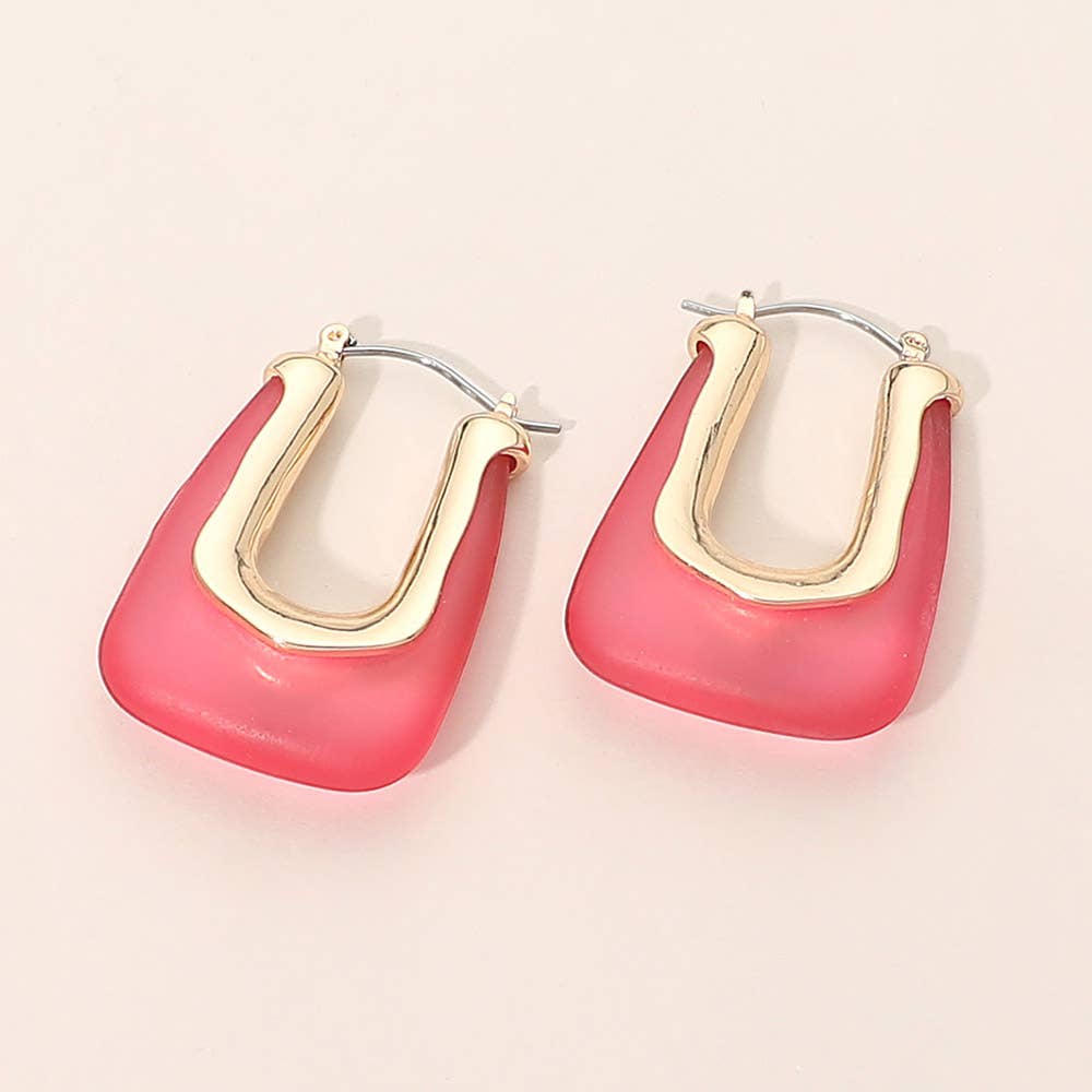 Geometric Hoop Earrings