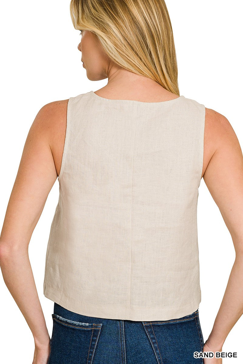 Linen Tank Top