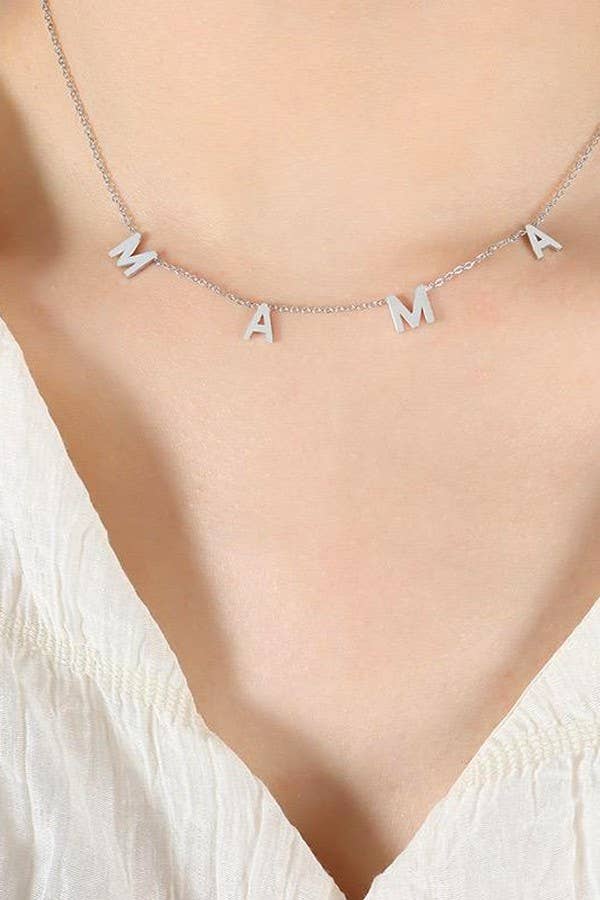 MAMA Dainty Chain Necklace | 18K Plated SS
