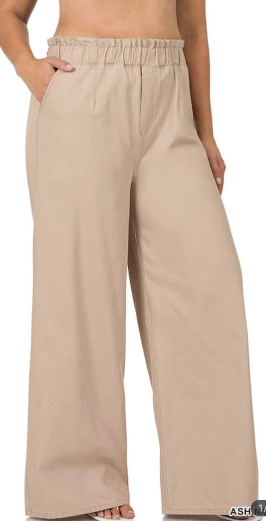 Paper Bag Waist Pants