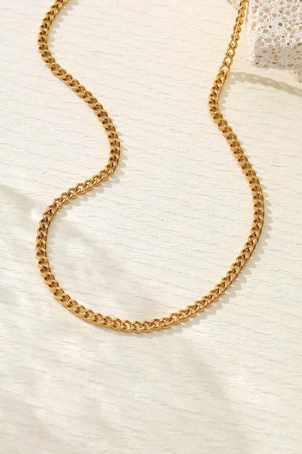 STAINLESS STEEL SNAKE NECKLACE