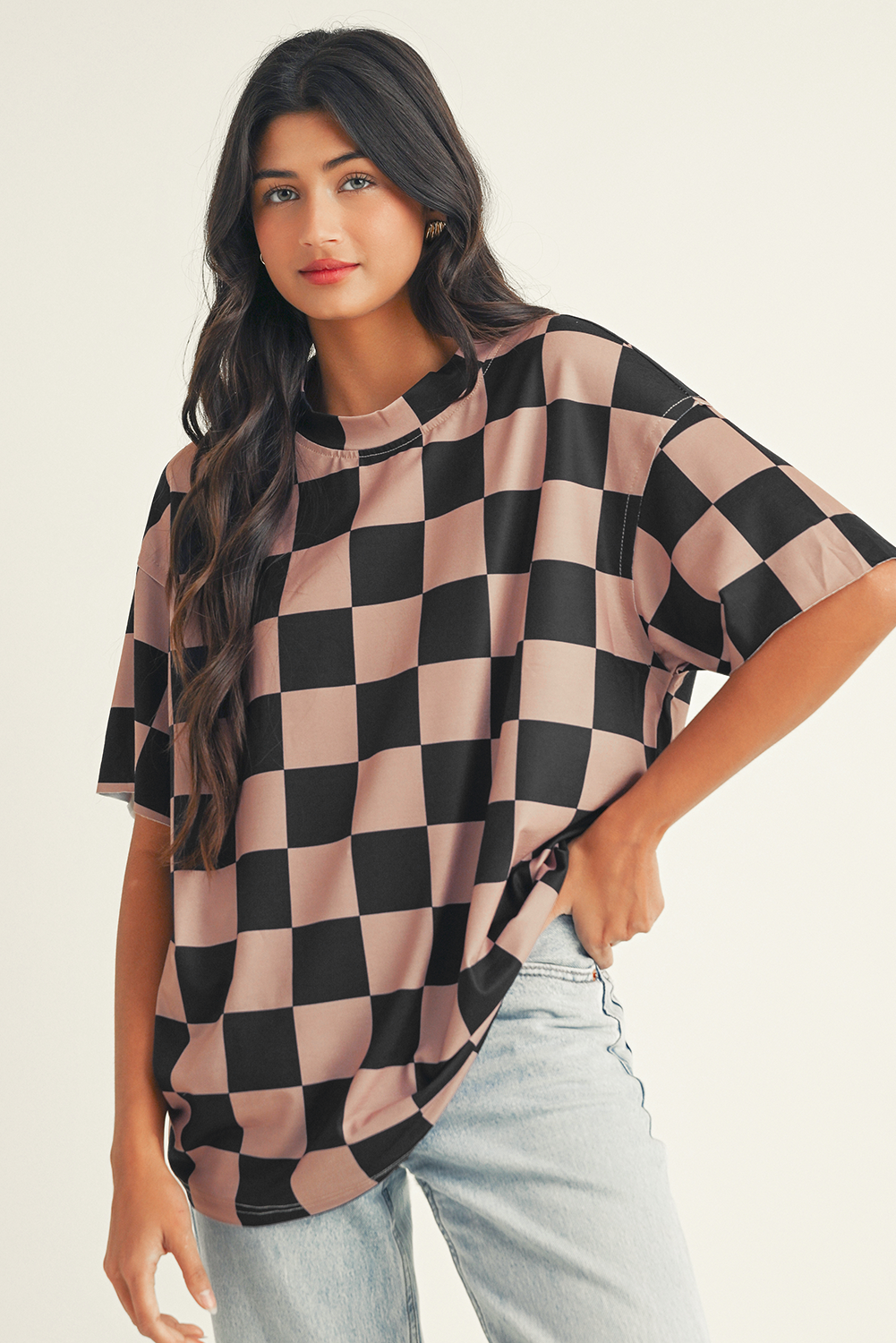 LDC Checkmate Boyfriend Casual Tee