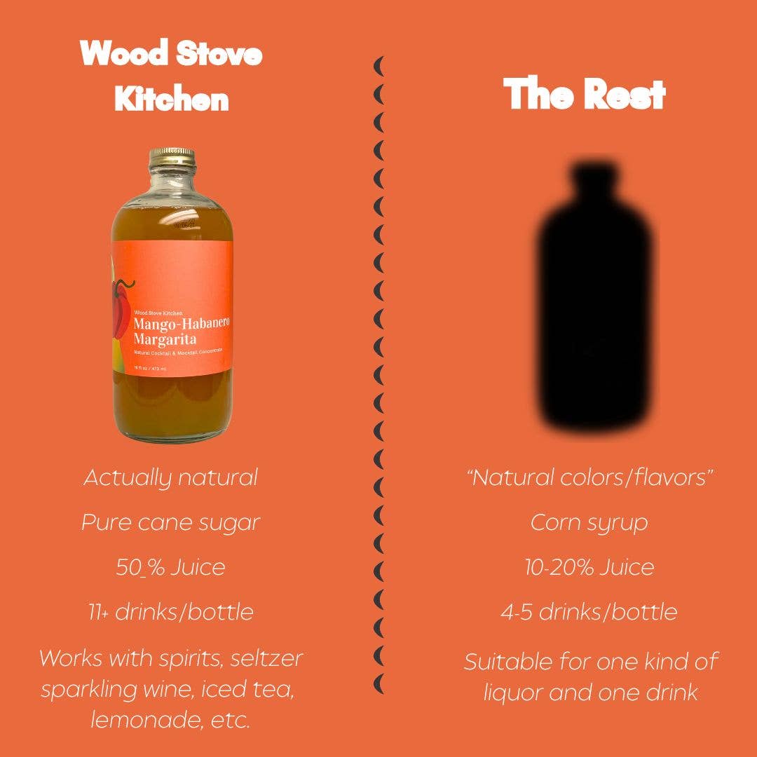 Mango Habanero Margarita Cocktail-Mocktail Mixer, 16 fl oz