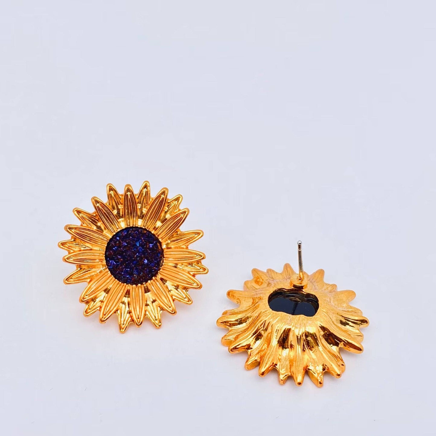 Sunflower Ear Stud Earring