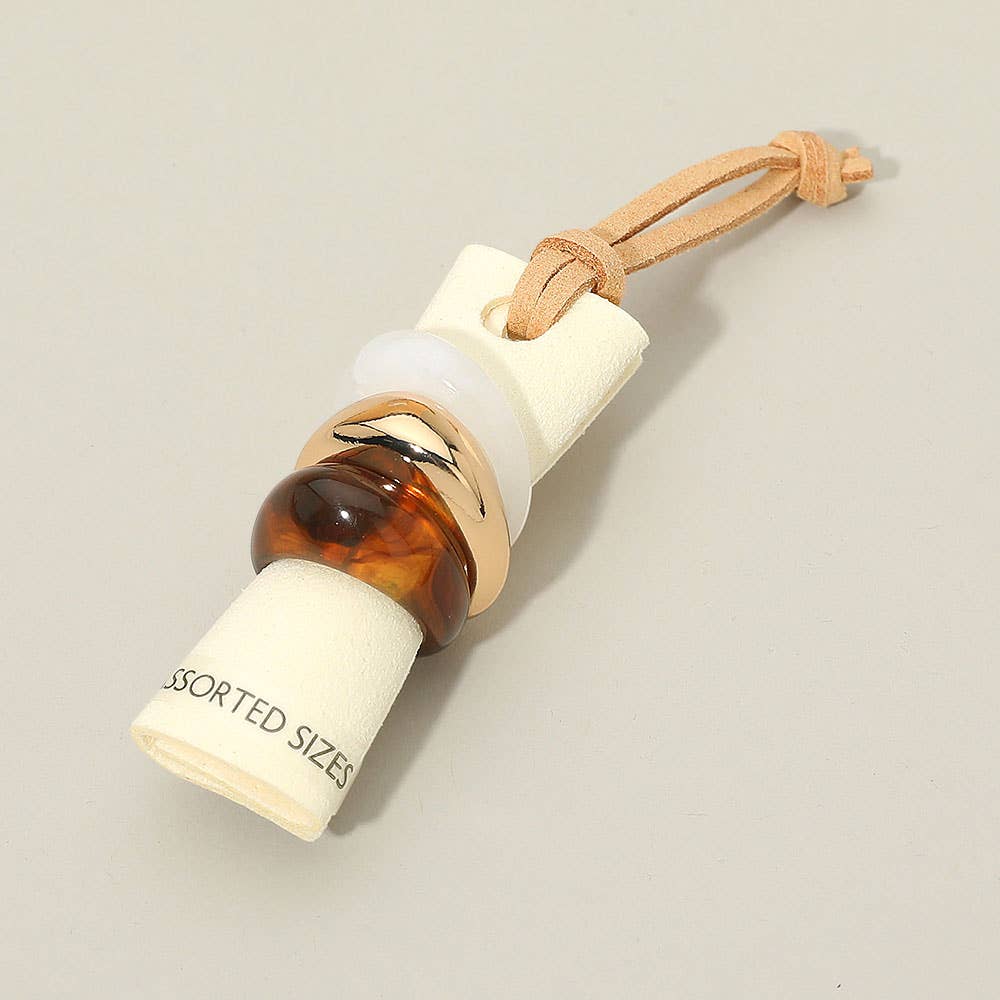 Resin Stackable Ring Set