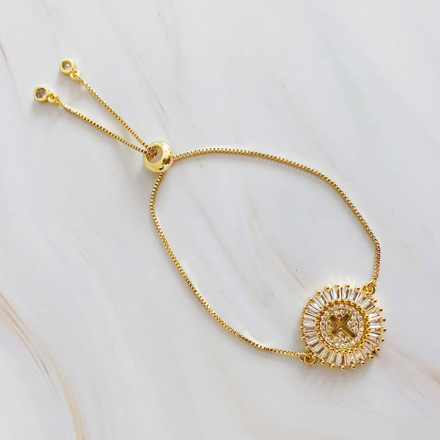 By The Cross Slide Bracelet