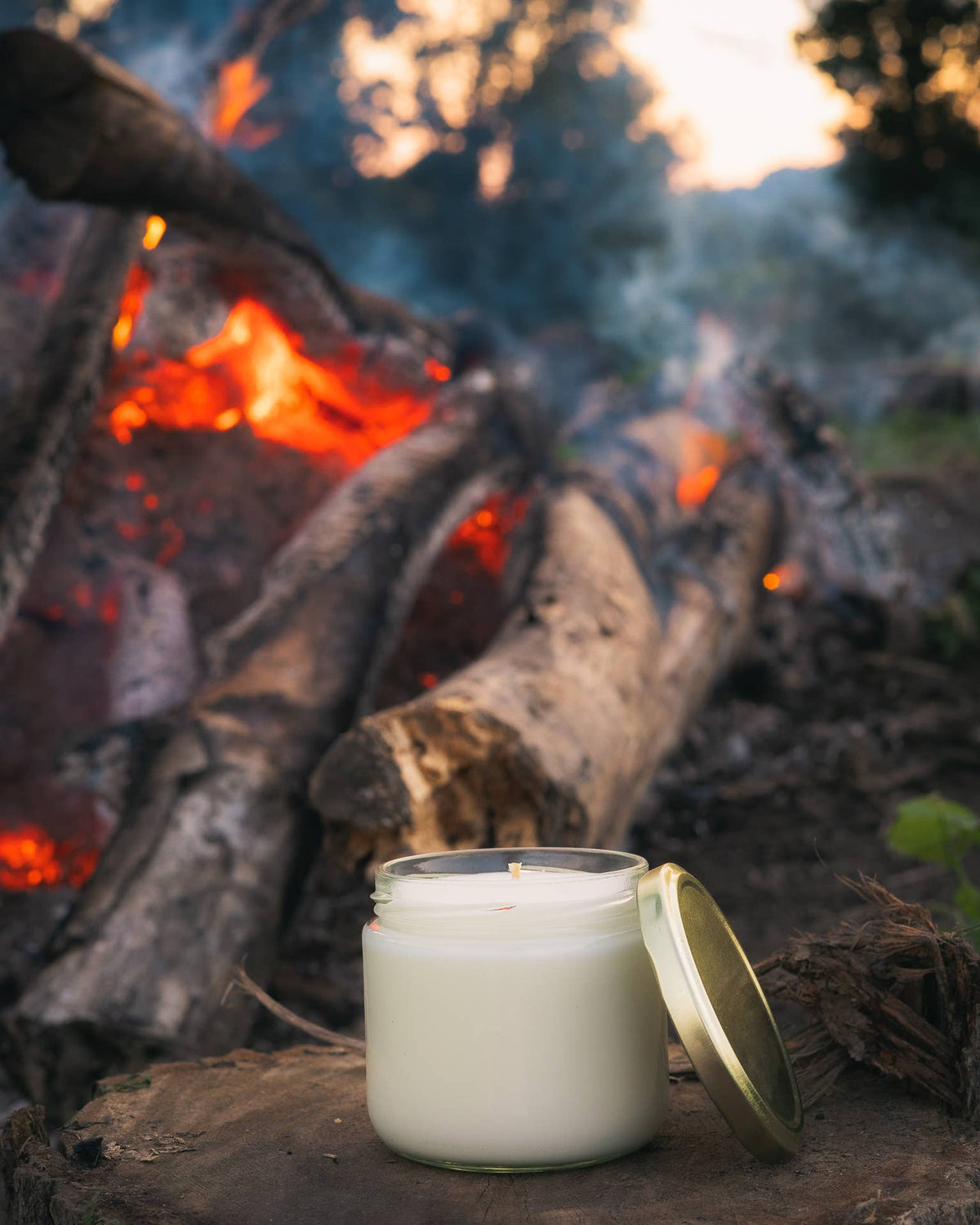 Tranquil Campfire Candle