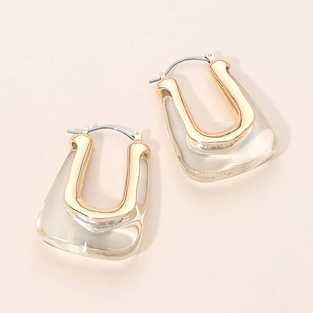 Geometric Hoop Earrings