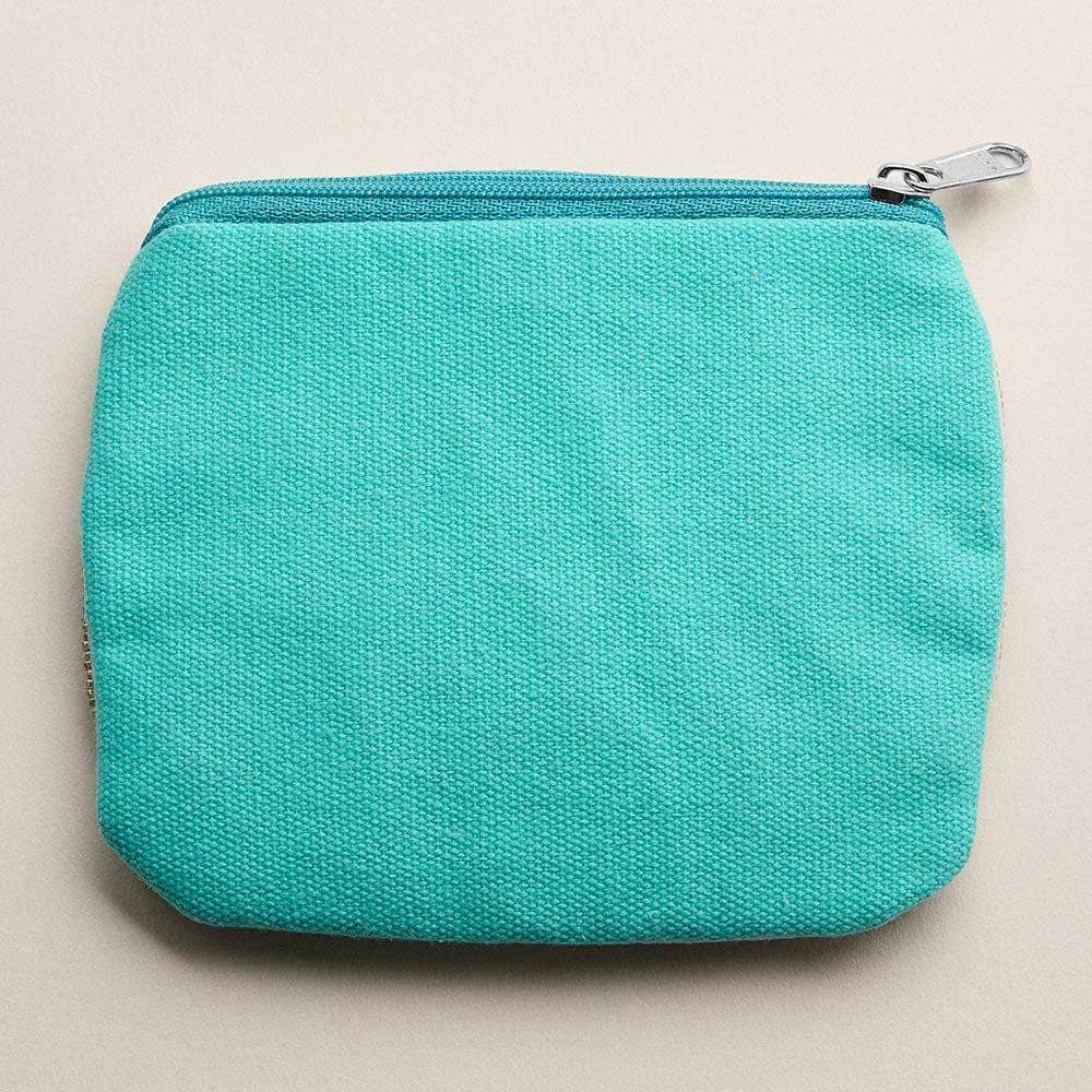 Sardine Can Seed Beaded Mini Pouch Bag