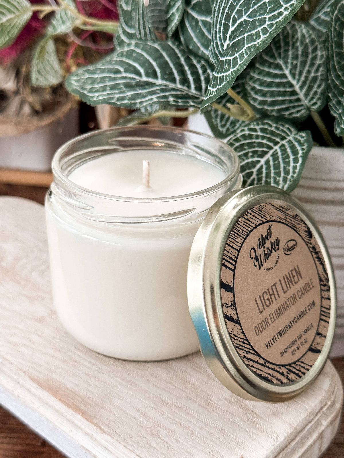 Light Linen Candle - Odor Eliminator Candle