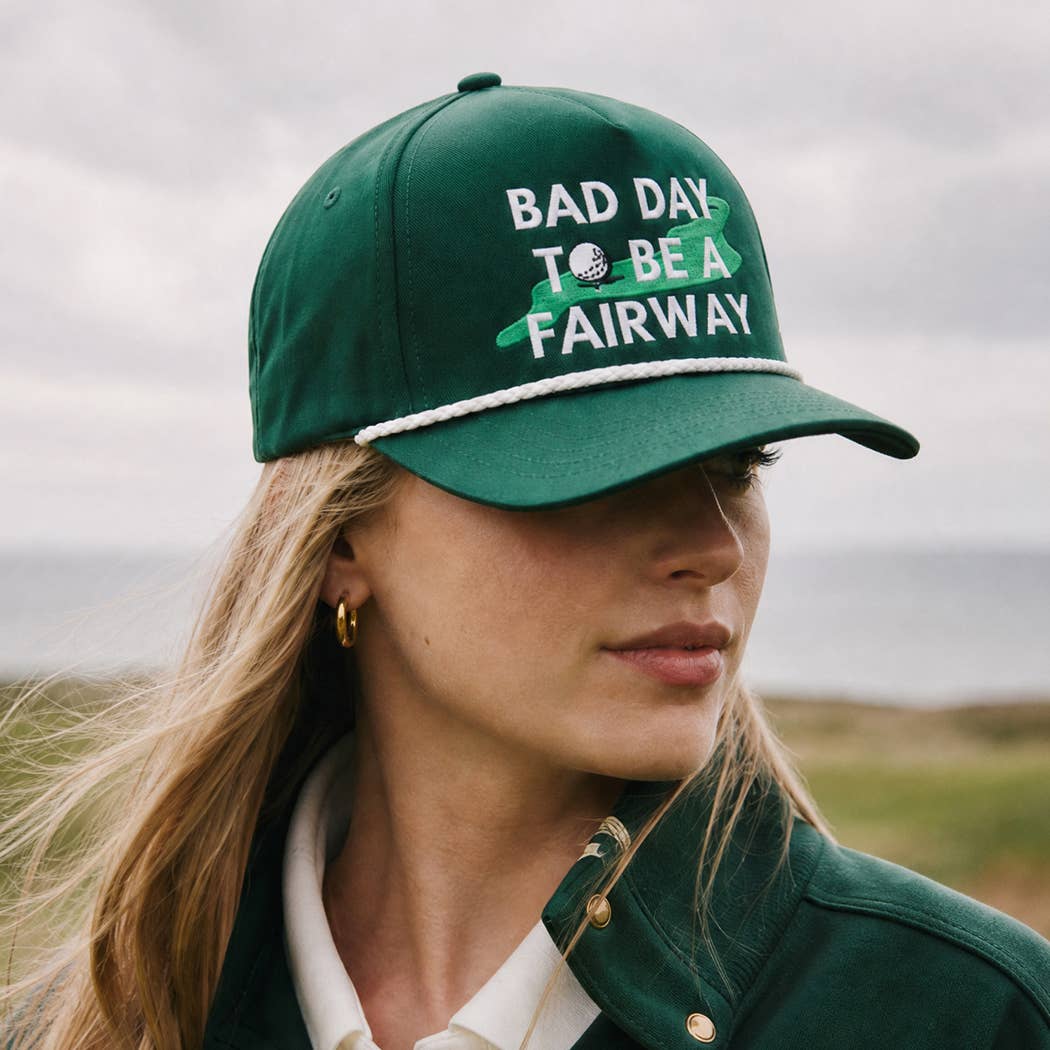 BAD DAY TO BE A FAIRWAY Embroidered Trucker Hat