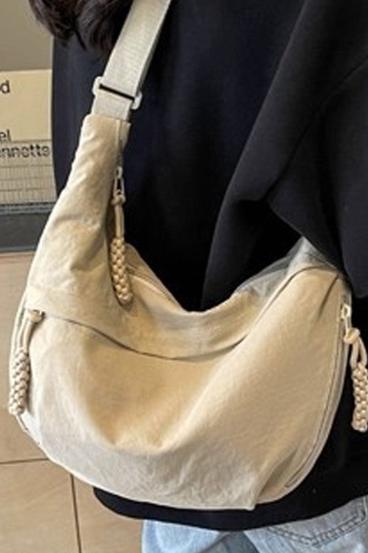Large Crescent Crossbody Bag