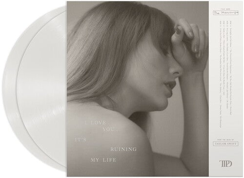 The Tortured Poets Department - Taylor Swift LP Vinyl Record, Ghosted White