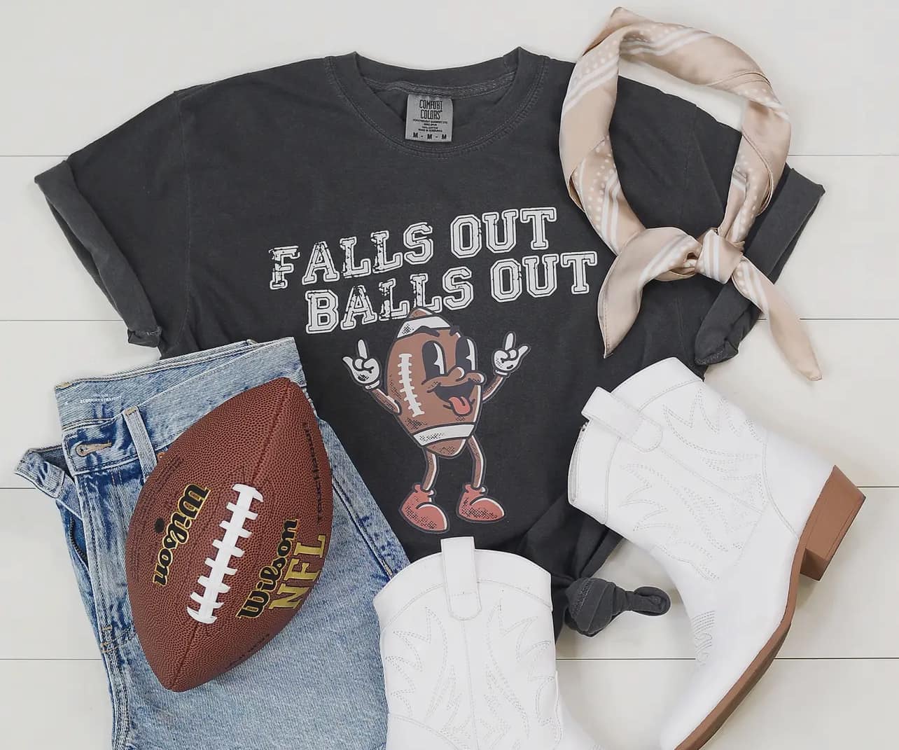 Falls Out Balls Out Graphic Tee