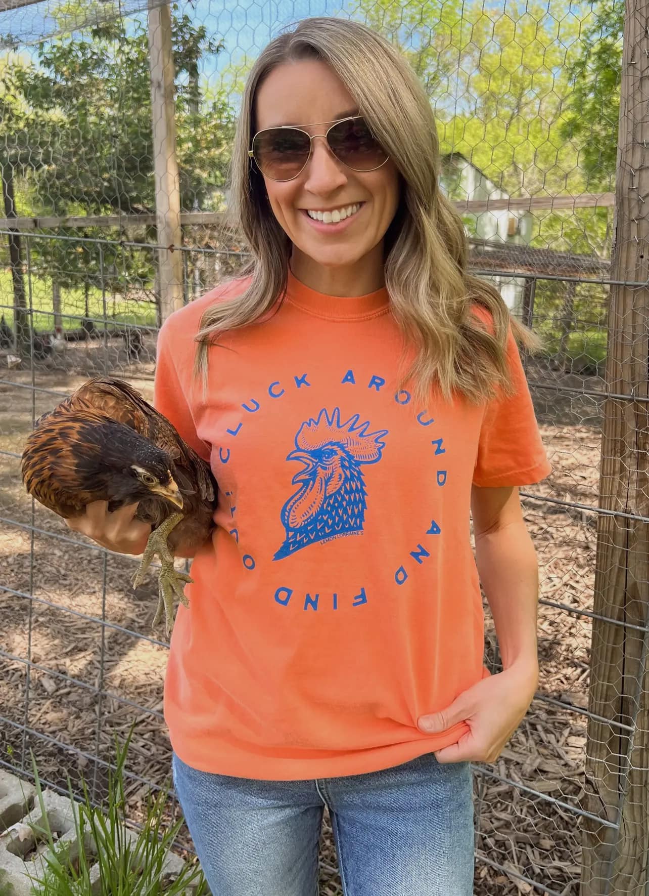 Cluck Around Graphic Tee