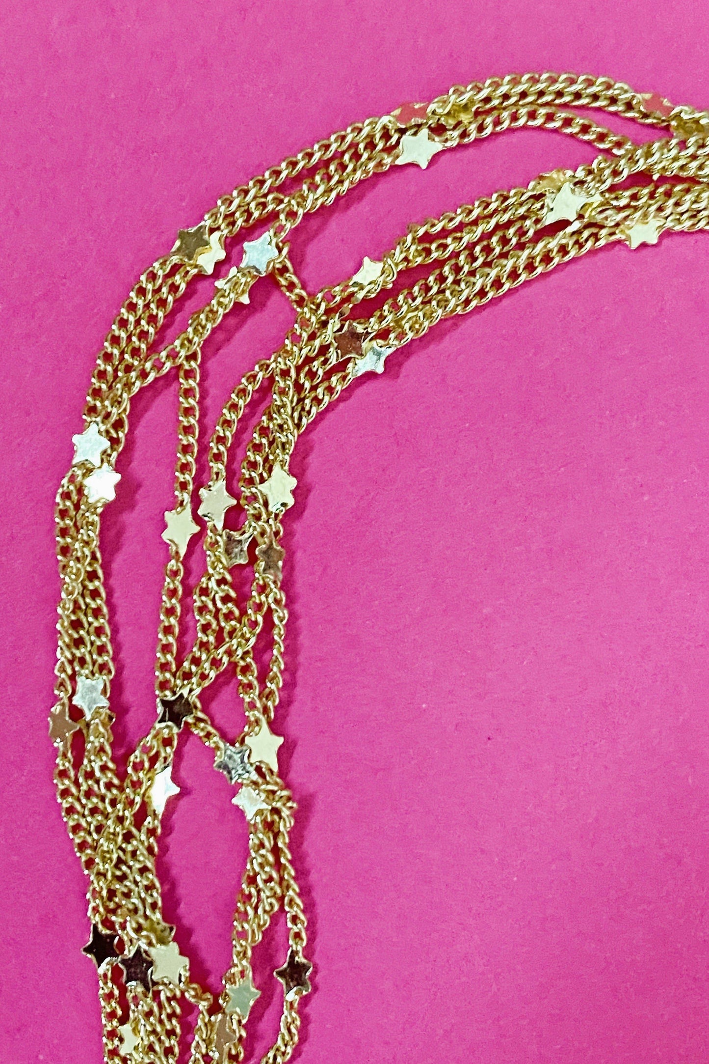 Starry Chain Necklace, Gold