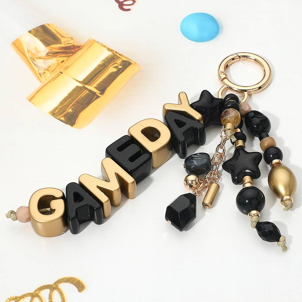 GAMEDAY Star Beads Beaded Drop Keychain Bag Charm