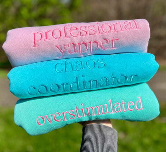 Also Known As Embroidered Crewneck Sweatshirt