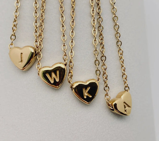 PREORDER Stainless Steel Engraved Heart Pedant Necklace