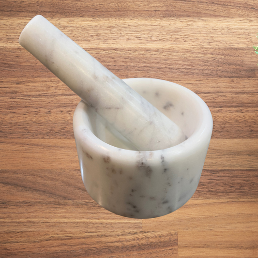 Marble Mortar and Pestle