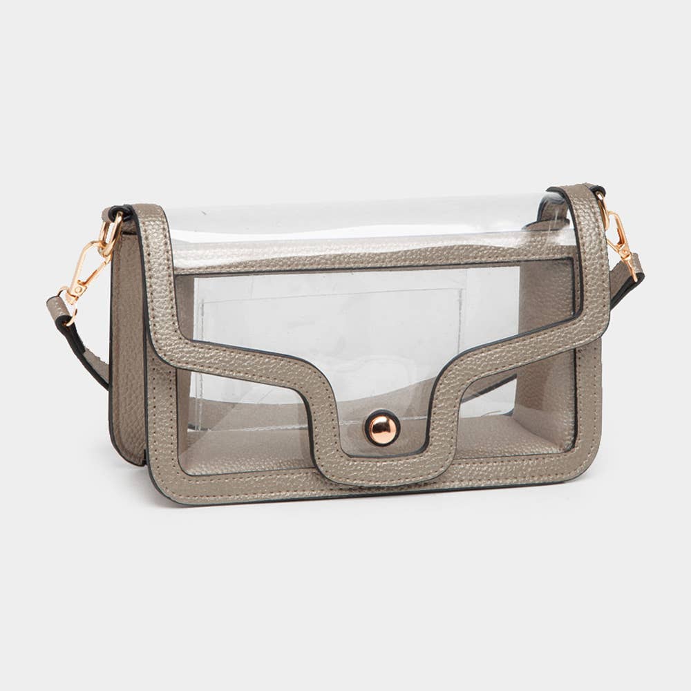 Clear Stadium Rectangle Shoulder Bag