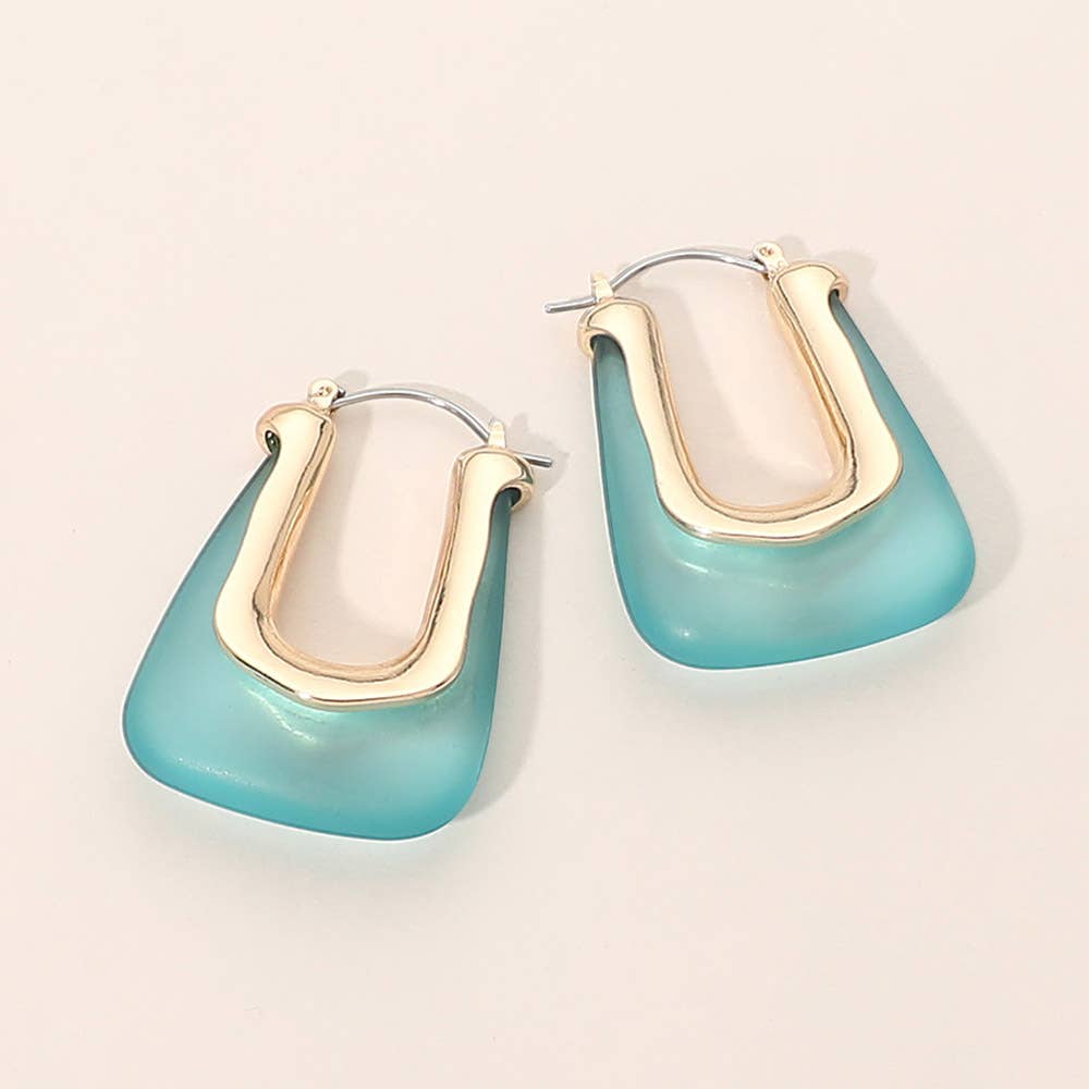Geometric Hoop Earrings