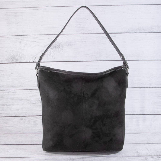 Simple Suede Square Shoulder Bag