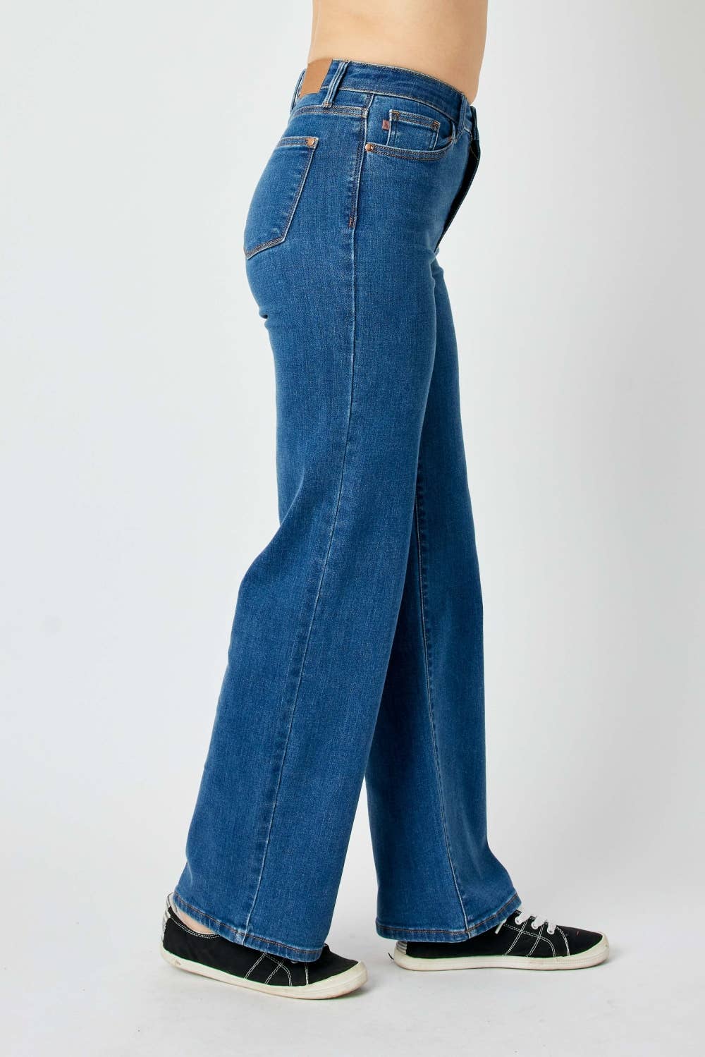 Judy Blue High Waist Vintage Wide Leg Denim