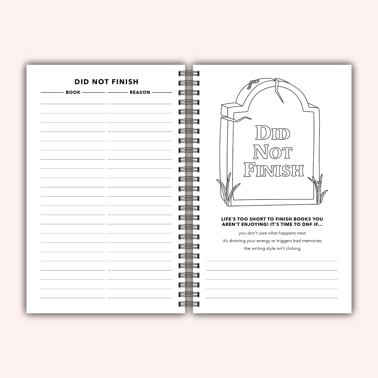 Read More Books Reading Log Journal | Book Review Tracker