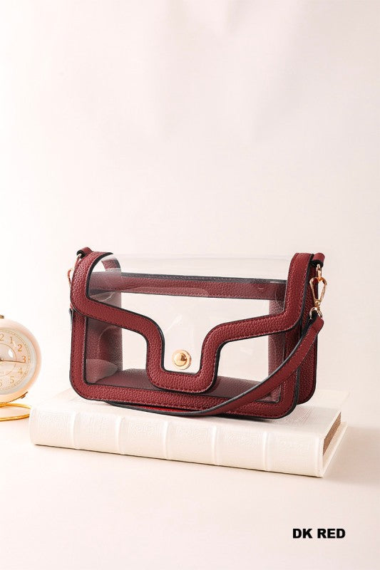 Nina Clear Stadium Handbag