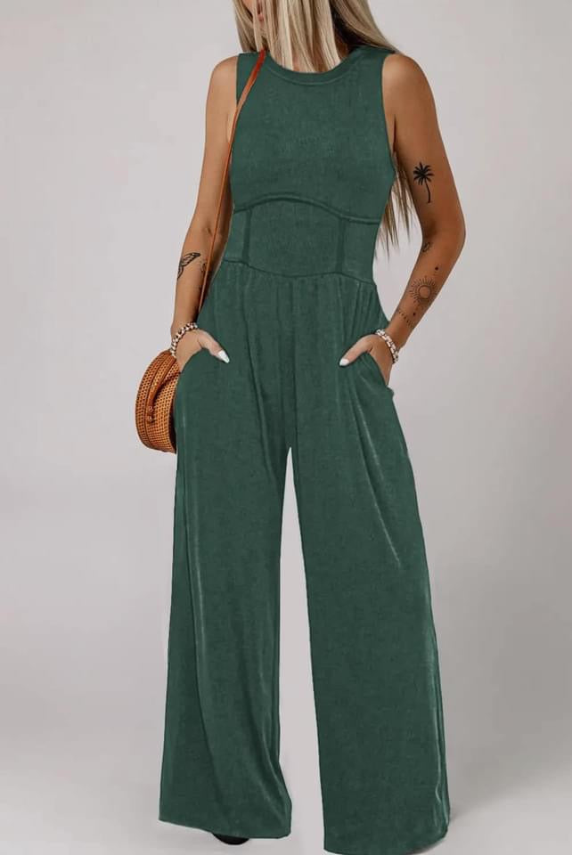 Bodice Detail Jumpsuit