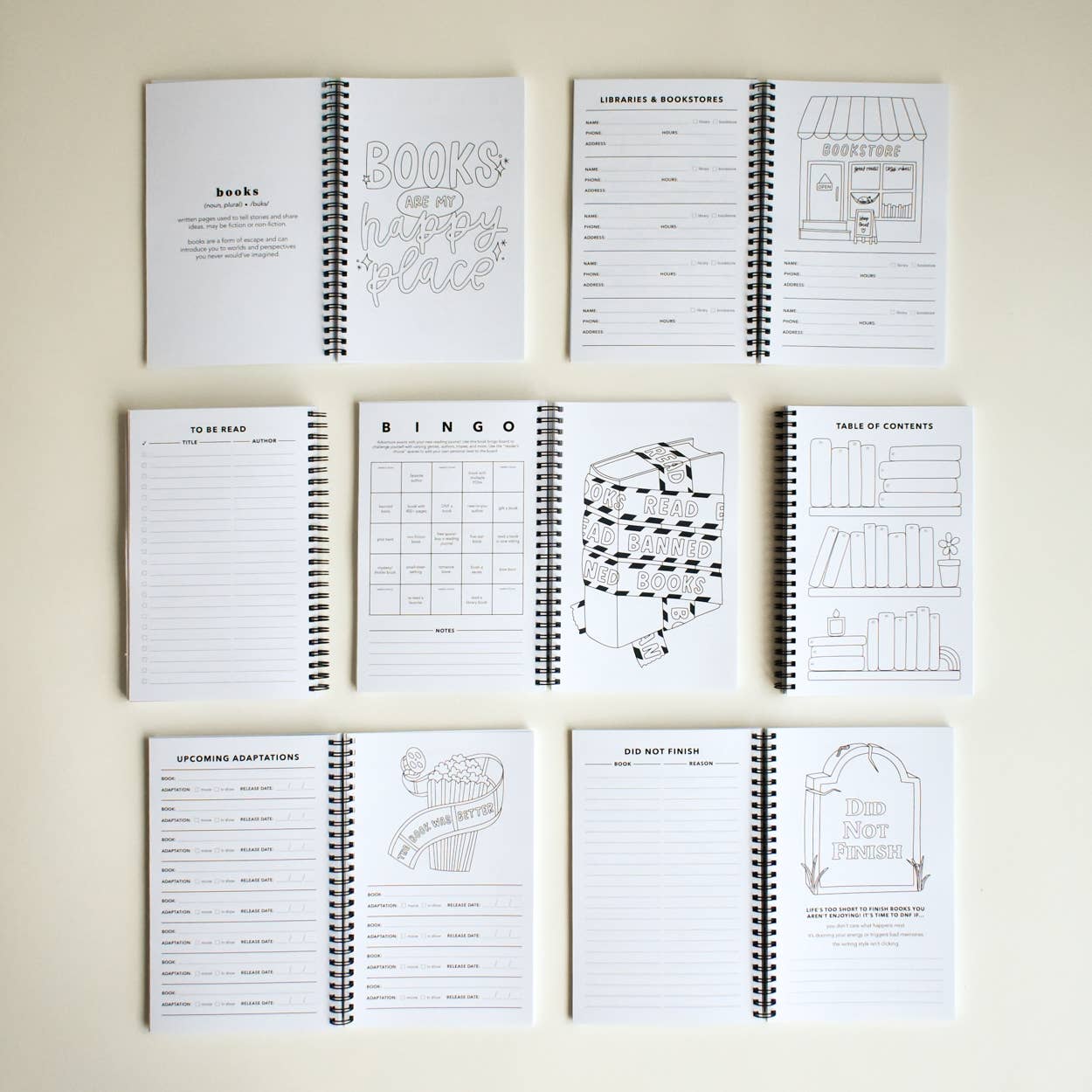 Read More Books Reading Log Journal | Book Review Tracker