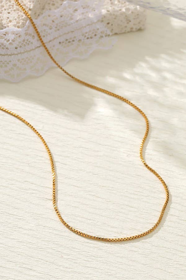 STAINLESS STEEL SNAKE NECKLACE