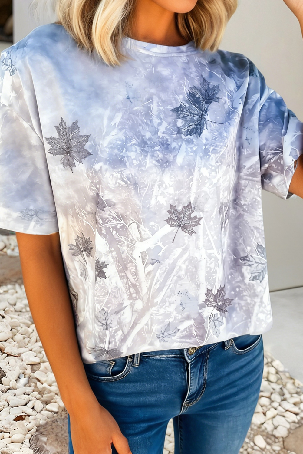 Dark Camo Oversized Tee