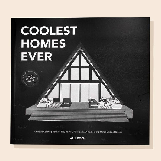 Coolest Homes Ever Coloring Book