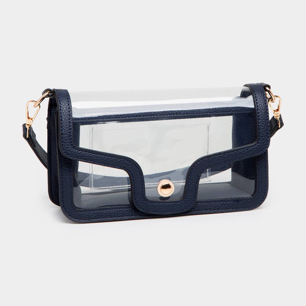 Clear Stadium Rectangle Shoulder Bag