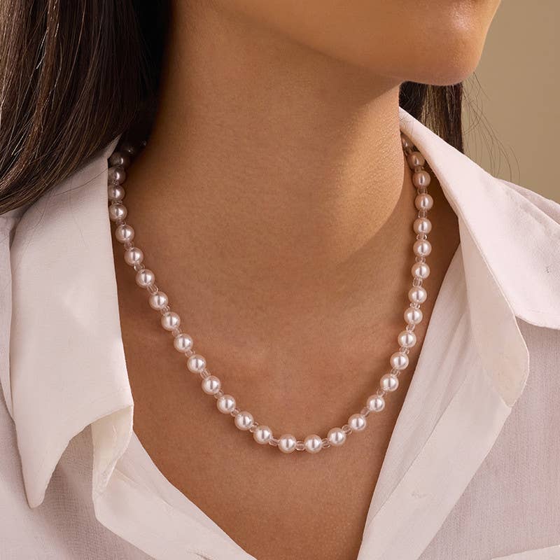 Glass Stone Mixed Necklace
