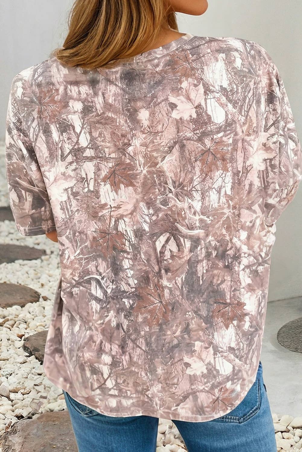 Dark Camo Oversized Tee