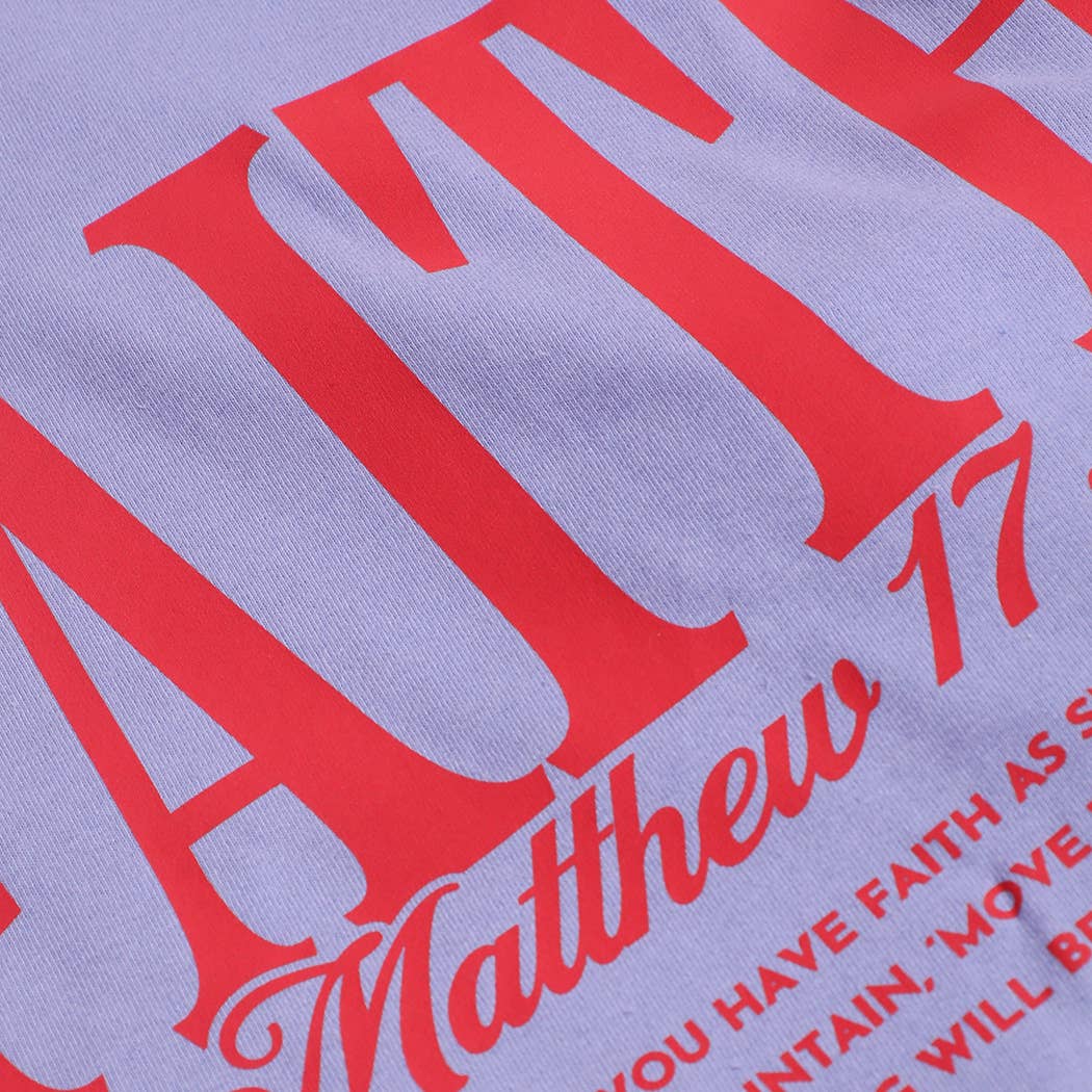 FAITH Matthew 17:20 Scripture Cotton T-Shirt