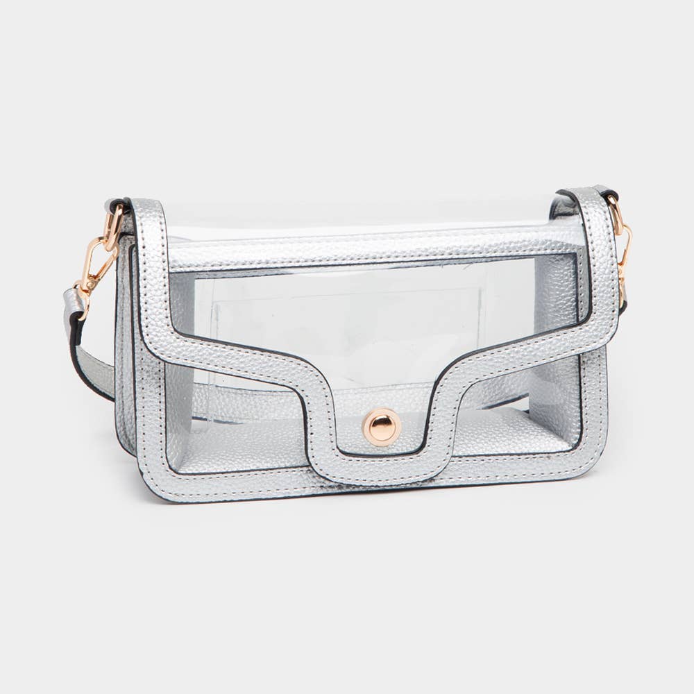 Clear Stadium Rectangle Shoulder Bag