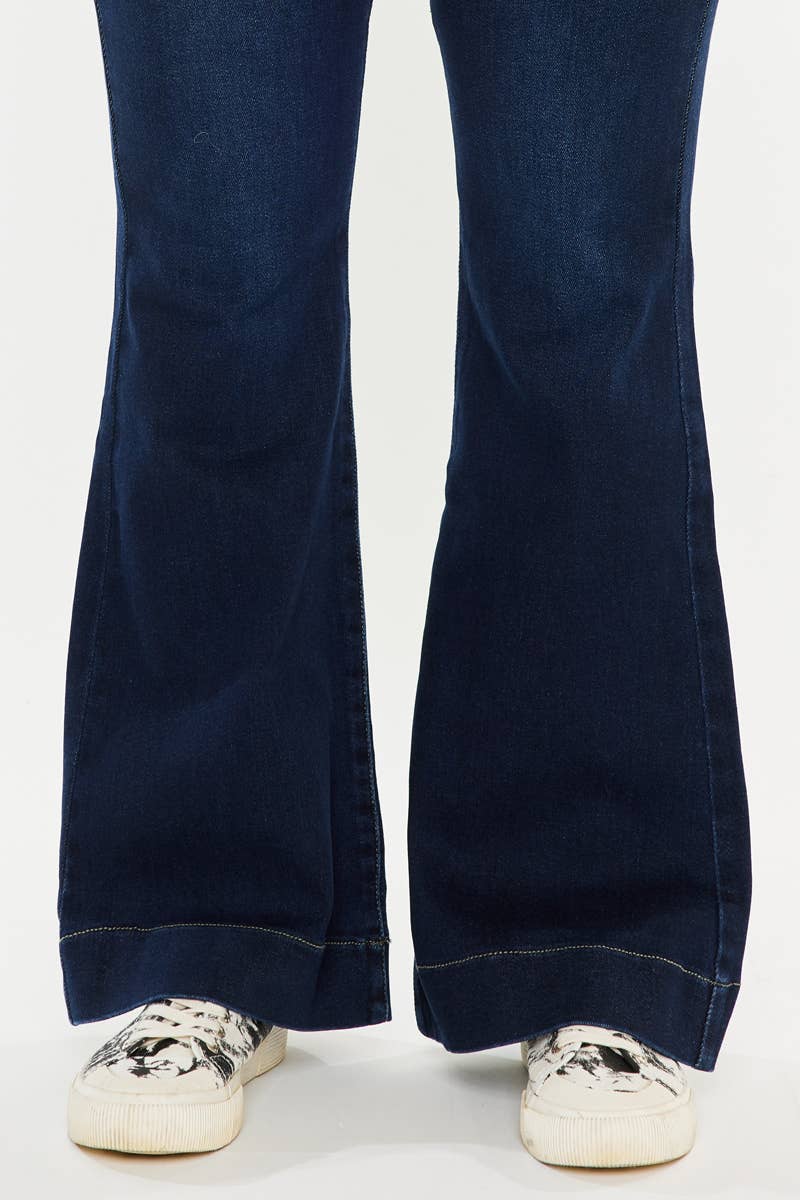 PLUS HIGH RISE FLARE-KC7124D-P