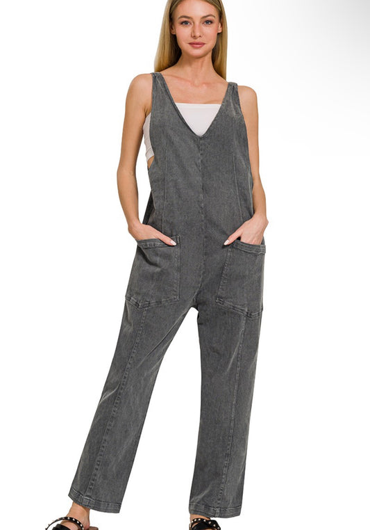 Baggy Jumpsuit with Pockets