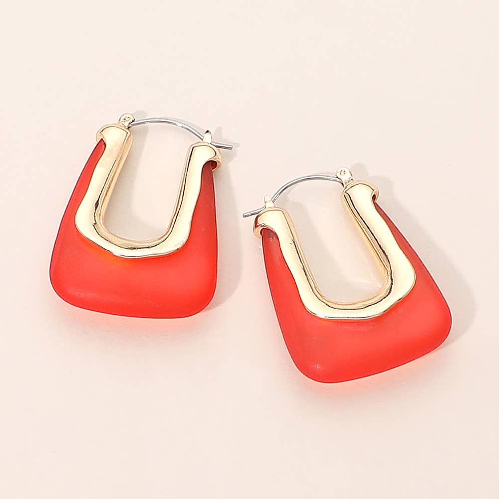 Geometric Hoop Earrings