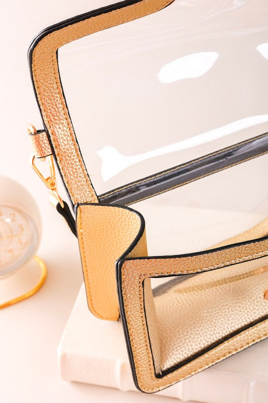 Nina Clear Stadium Handbag