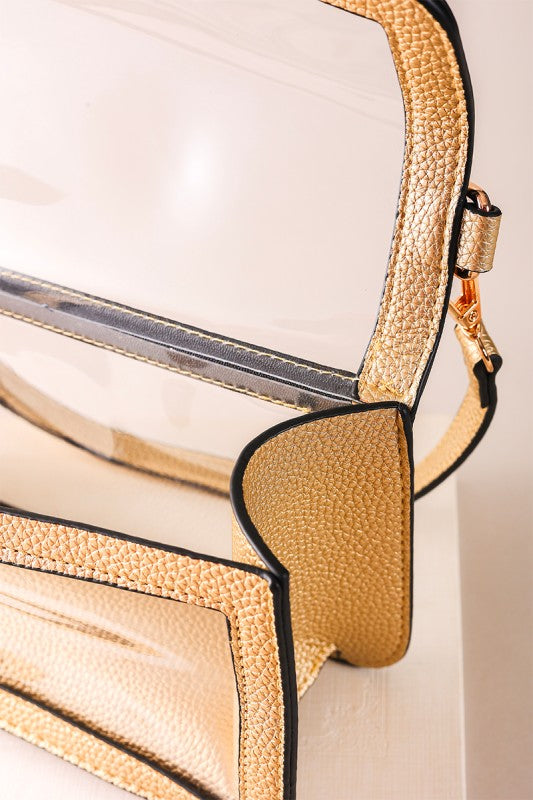 Nina Clear Stadium Handbag