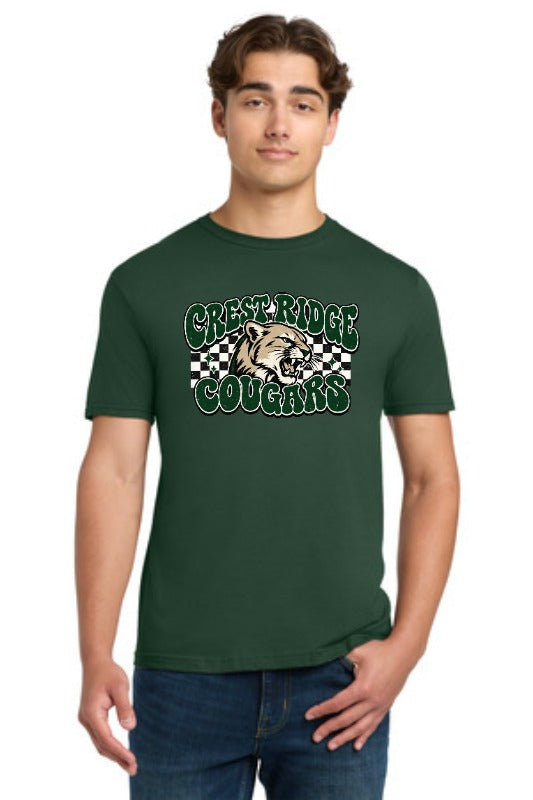 Crest Ridge Cougar Retro Design